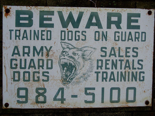 old sign